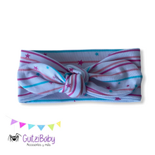 Cargar imagen en el visor de la galería, Bandita ajustable con nudo estampada