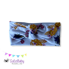 Cargar imagen en el visor de la galería, Bandita ajustable con nudo estampada