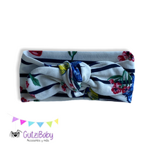 Cargar imagen en el visor de la galería, Bandita ajustable con nudo estampada
