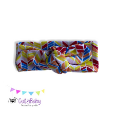 Cargar imagen en el visor de la galería, Bandita ajustable con nudo estampada