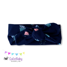 Cargar imagen en el visor de la galería, Bandita ajustable con nudo estampada