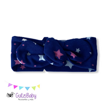 Cargar imagen en el visor de la galería, Bandita ajustable con nudo estampada