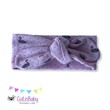 Cargar imagen en el visor de la galería, Bandita ajustable con nudo estampada