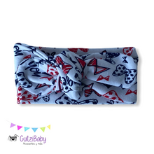Cargar imagen en el visor de la galería, Bandita ajustable con nudo estampada