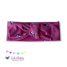 Cargar imagen en el visor de la galería, Bandita ajustable con nudo estampada