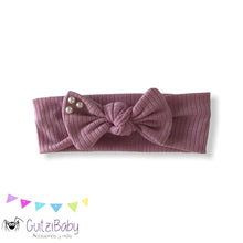Cargar imagen en el visor de la galería, Bandita ajustable con nudo lisa